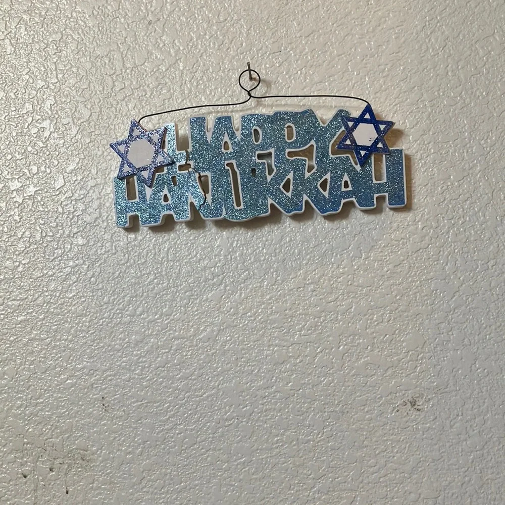 Happy Hanukah sign
